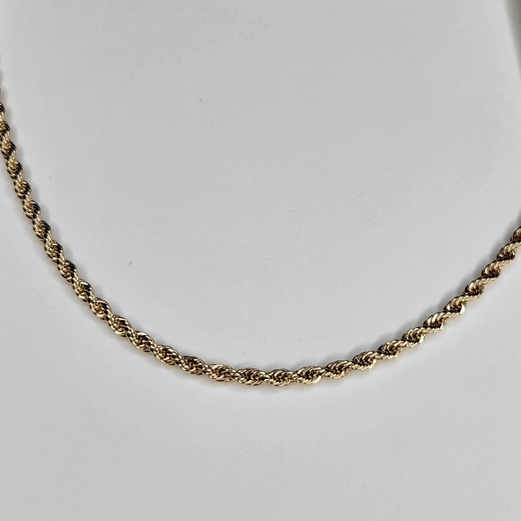 Zara Gold Tone Rope Necklace Brand New In Box - Picture 3 of 6